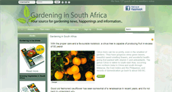 Desktop Screenshot of gardeninginsouthafrica.co.za
